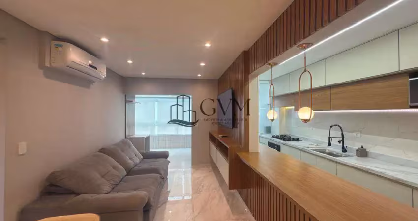 Apartamento mobiliado com 2 quartos, guilhermina, praia grande