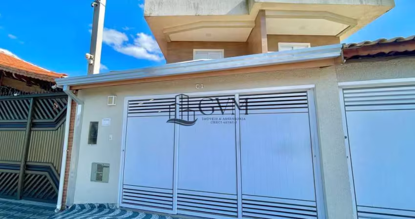 Sobrado com 2 quartos, balneário maracanã, praia grande