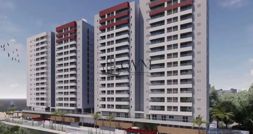 Apartamento com 3 quartos, frente mar, caiçara, praia grande