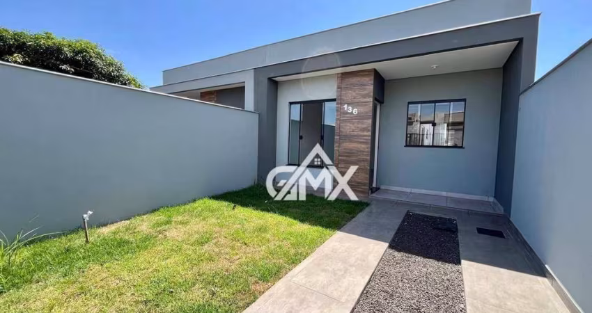 Casa com 3 dormitórios à venda, 70 m² por R$ 290.000,00 - Jardim Moema - Londrina/PR