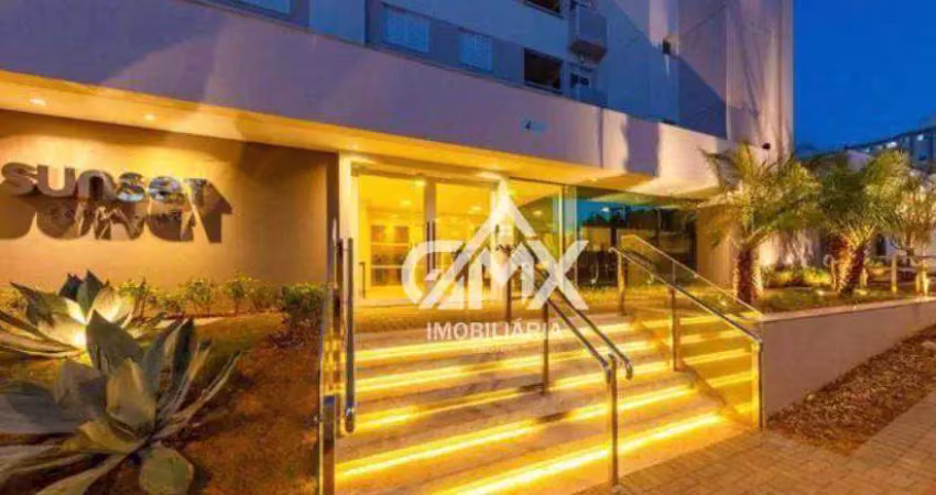 Apartamento com 3 dormitórios para alugar, 46 m² por r$ 2.650,00/mês - gleba palhano - londrina/pr