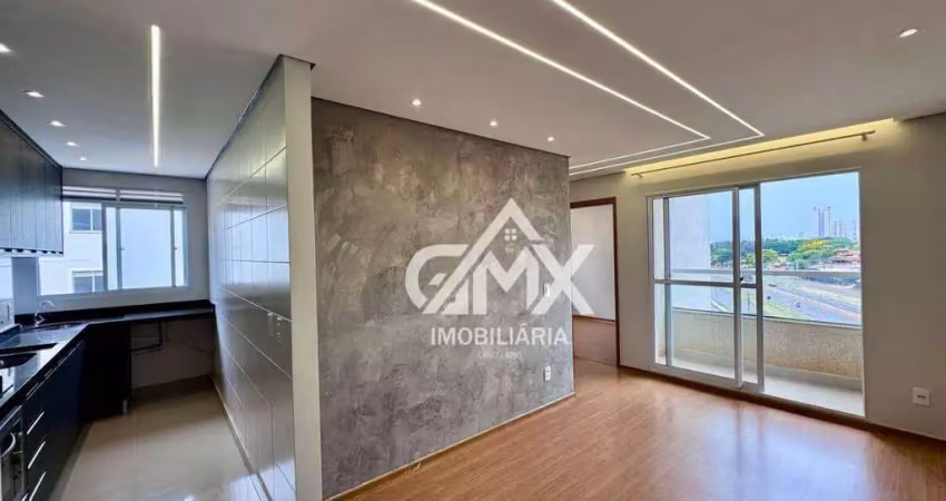 Apartamento com 2 dormitórios para alugar, 44 m² por r$ 2.400,01/mês - gleba palhano - londrina/pr