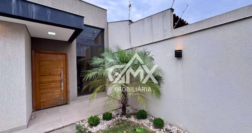 Casa com 3 dormitórios à venda, 80 m² por r$ 380.000,00 - jardim continental - londrina/pr