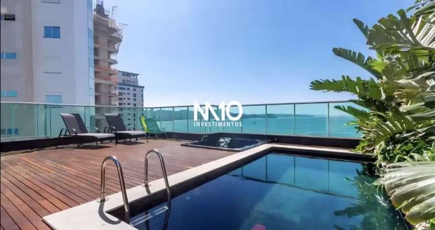 Cobertura duplex de alto padrão e vista mar na barra sul