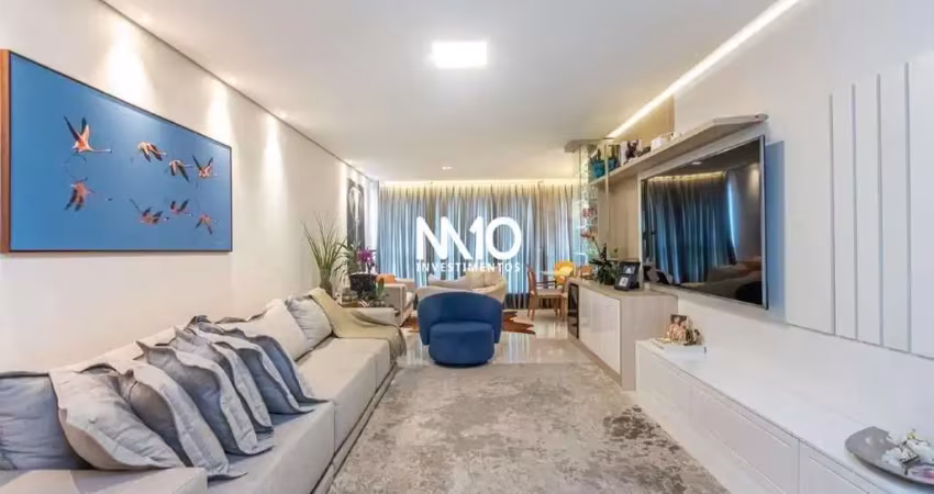 Apartamento de 3 dormitorios, mobiliado, equipado e quadra mar em balneario camb