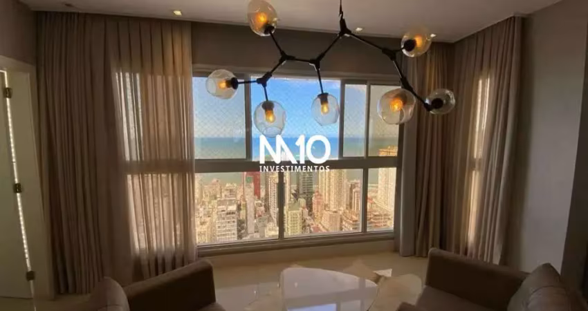 Apartamento vista total do mar para locação anual localização privilegiada