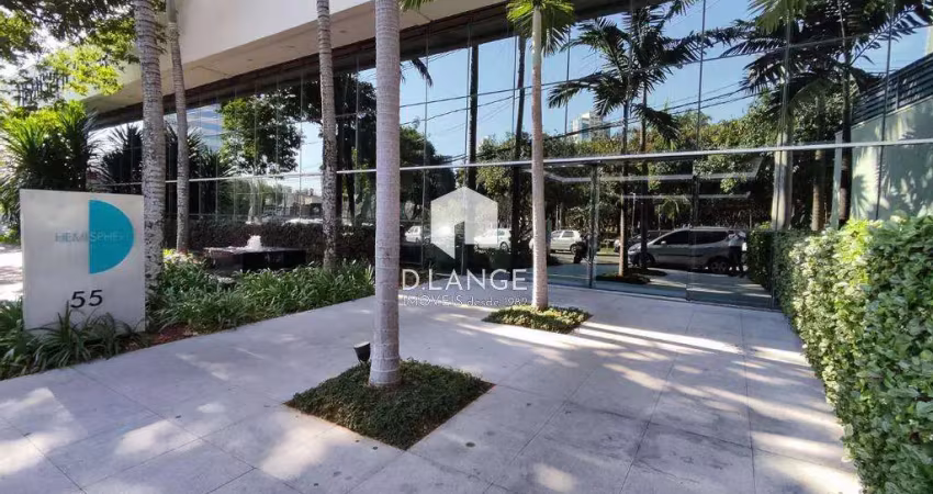 Sala para locação no edifício hemisphere no bairro cambuí em campinas