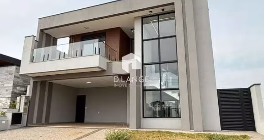 Casa à venda em paulínia, parque brasil 500, com 3 suítes, com 265 m², condomínio club santorini