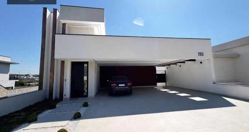 Casa com 3 dormitórios à venda, 253 m² por r$ 2.000.000 - condomínio reserva dos jatobás - louveira/sp