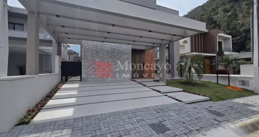 Sobrado de alto padrão em condomínio à venda no costa nova, caraguatatuba.