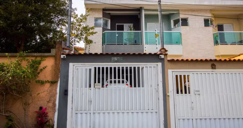 Sobrado a venda com 126m² no bairro vila linda em santo andré/sp