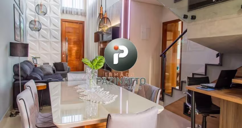 Casa no condomínio residencial portal do bosque para venda em louveira com 3 suítes.