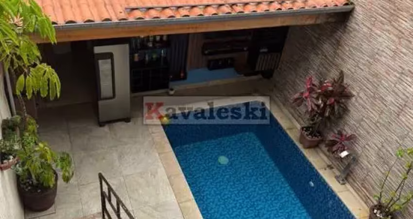 ** sobrado com piscina a venda no bairro campestre (região do jabaquara).
