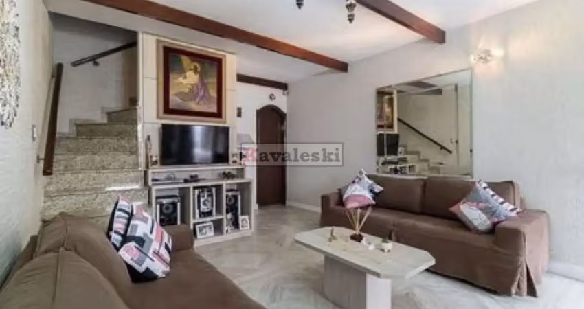 Sobrado à venda com 131m², 3 dormitórios 1 vaga - quintal, jardim da gloria