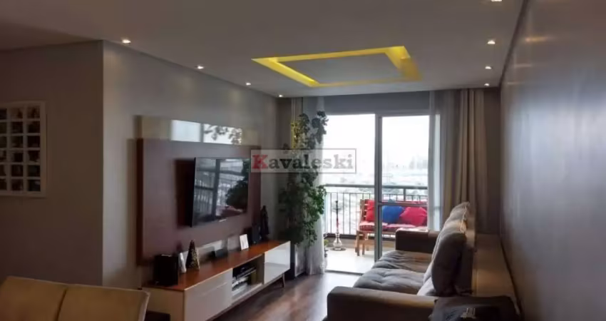 Apartamento maravilhoso 84 metros próx metrô 3 dormitórios 1 suite 1 vaga - ac permuta