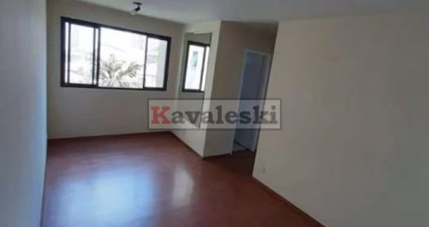 Apartamento com 49m²  com 2 quartos e 1 vaga.