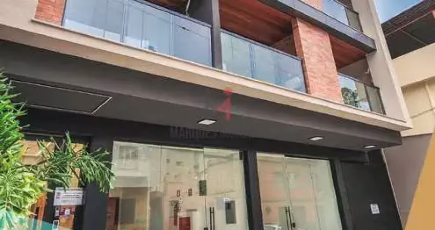 Belo studio mobiliado novo garagem com lazer ao lado do colégio academia