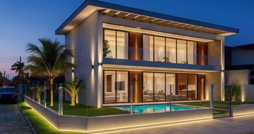 Casa para reformar - frente mar em ubatuba, 5 quartos, 373,50 m², terreno 575 m2 de esquina!