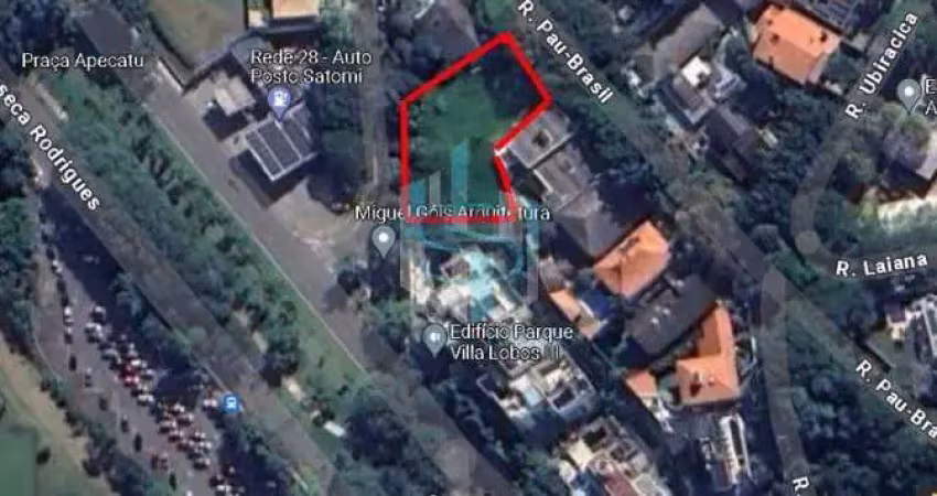 Terreno à venda na Rua Pau-Brasil, 555, Boaçava, São Paulo