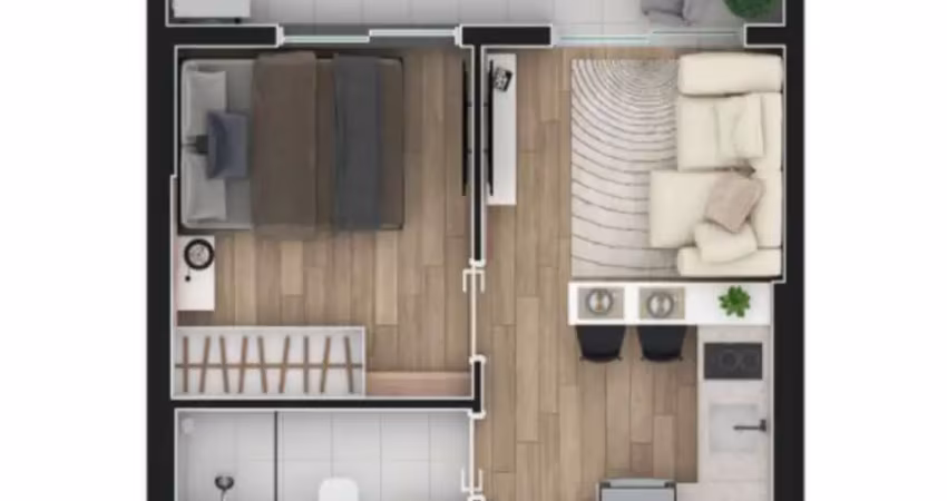 Apartamento com 1 quarto à venda na Rua José Loureiro, 770, Centro, Curitiba