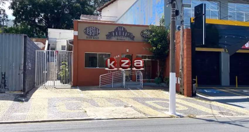 Salão comercial para locação na avenida dos espertes, valinhos-sp: 1 sala, 1 banheiro, 3 vagas de garagem e 226m² de área.