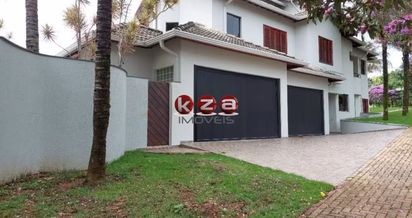 Imponente casa de alto padrão em condomínio à venda em valinhos-sp, 4 quartos, 4 suítes, 3 salas, 8 banheiros, 4 vagas de garagem, 440m².