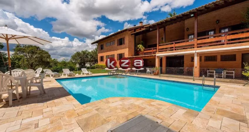 Luxuosa mansão à venda em condomínio exclusivo de itu-sp: 5 quartos, 5 suítes, 3 salas, 7 banheiros, 5 vagas, 624m².