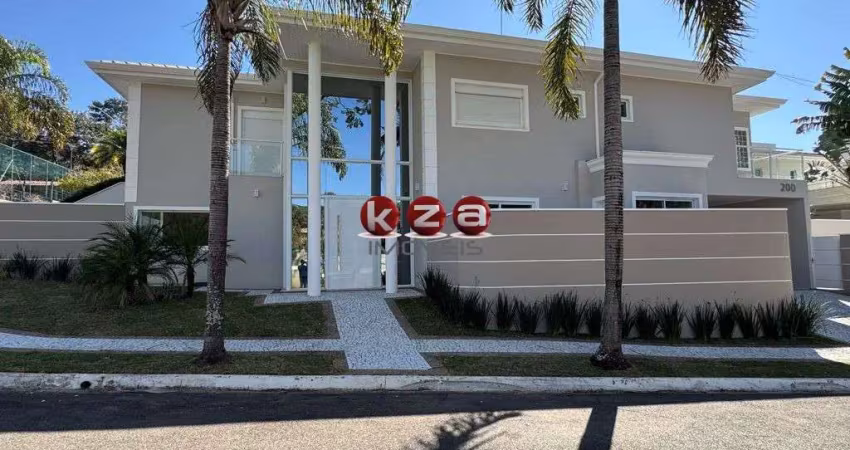 Casa de luxo a venda,com 4 suítes em condomínio morada das nascentes, valinhos-sp: 296m², 3 salas, 6 banheiros. venha conhecer!