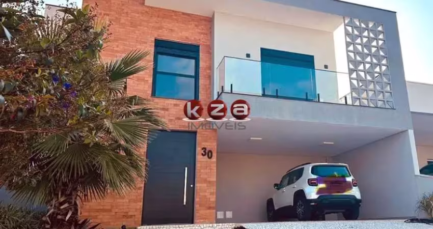 Espetacular casa em condomínio à venda em valinhos-sp  3 quartos, 3 suítes, 3 salas  condomínio le village  287m²