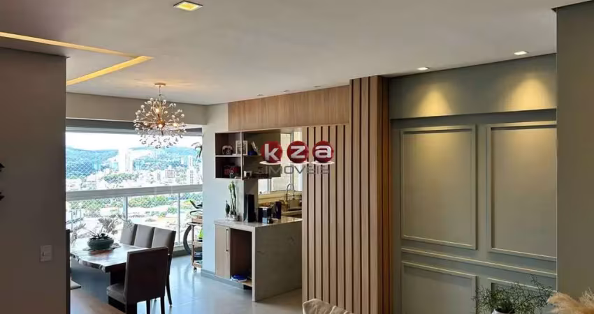 Apartamento à venda em valinhos-sp, edifício miami: 3 quartos, 2 suítes,  2 vagas, 110m², vista panorâmica.