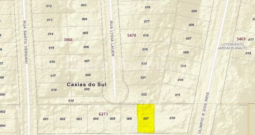 Terreno à venda na Andrio Rafael Arraldi, 1, Vila Verde, Caxias do Sul