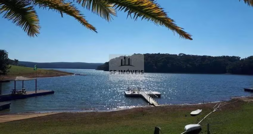 Terreno de 5.260m², em condomínio na beira da represa de itupararanga
