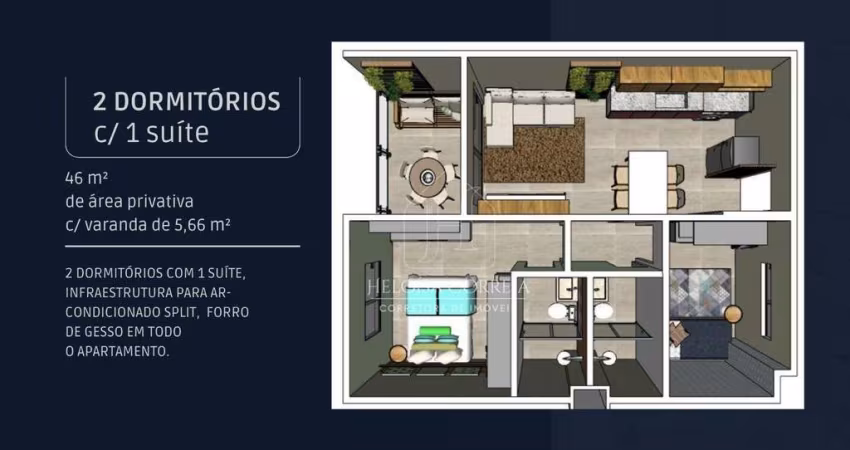 Apartamento com 2 dormitórios à venda, 46 m² por R$ 415.000,00 - Pirangi do Norte (Distrito Litoral) - Parnamirim/RN
