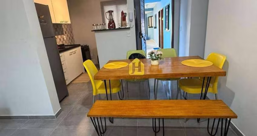 Apartamento com 2 dormitórios para alugar, 58 m² por R$ 2.500,00/mês - Ponta Negra - Natal/RN