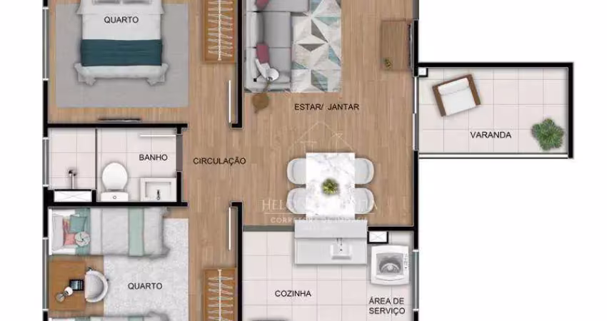 Apartamento com 2 dormitórios à venda, 41 m² por R$ 219.990,00 - Pajuçara - Natal/RN