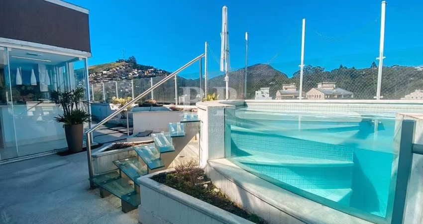 Cobertura para Venda em Teresópolis, Várzea, 4 dormitórios, 4 suítes, 7 banheiros, 4 vagas