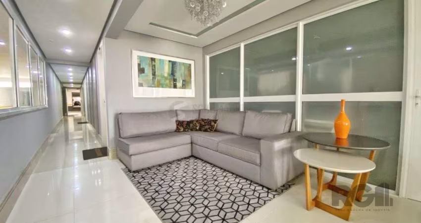 Excelente apartamento 1 dormitório com suíte , lavabo e vaga coberta