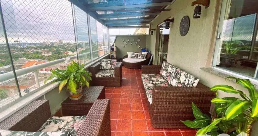 Cobertura de 2 dormitórios com terraço e vista panorâmica.