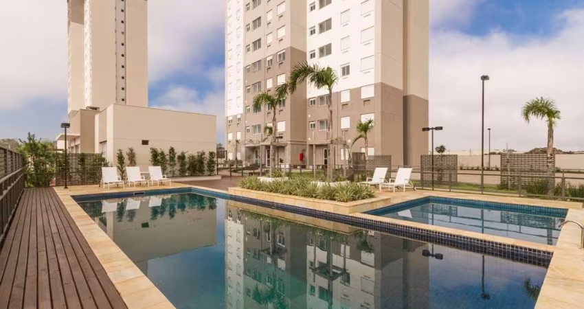 Apartamento com 02 quartos e 01 vaga escriturada no Bairro Humaitá