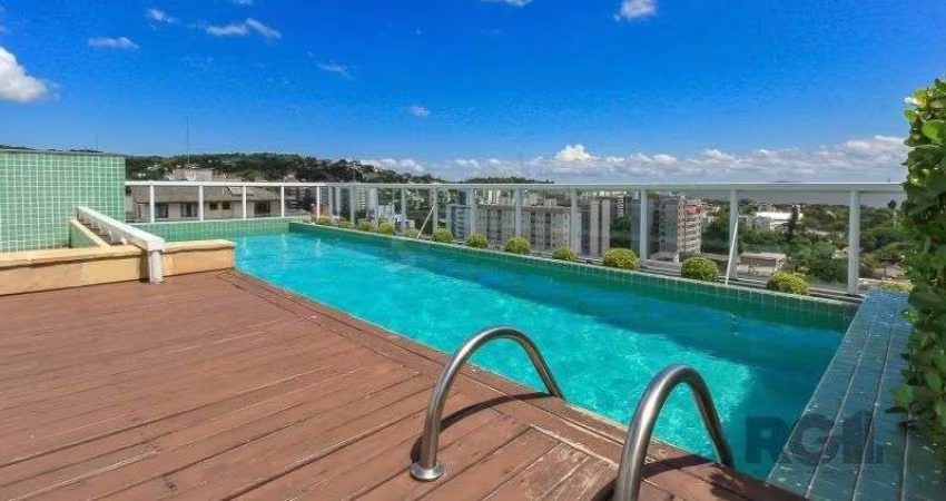 Apartamento de 2 dormitórios, 1 suíte, 1 vaga de garagem.