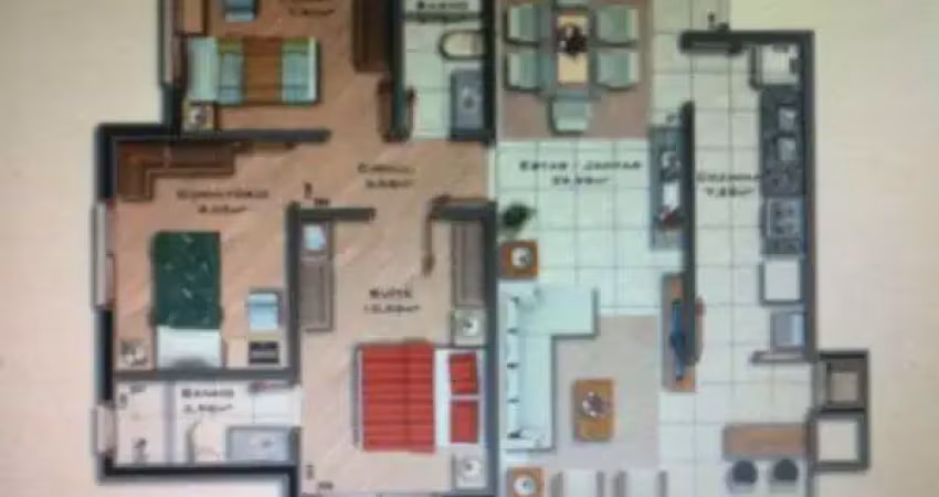 Apartamento para venda - 79m², 3 dormitórios, sendo 1 suites, vila ipiranga