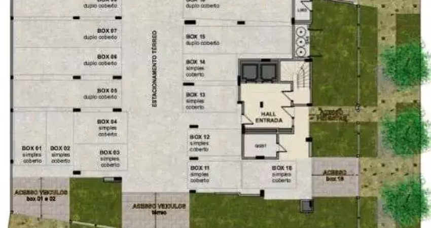 Apartamento para venda - 74.07m², 2 dormitórios, sendo 1 suites, jardim botânico