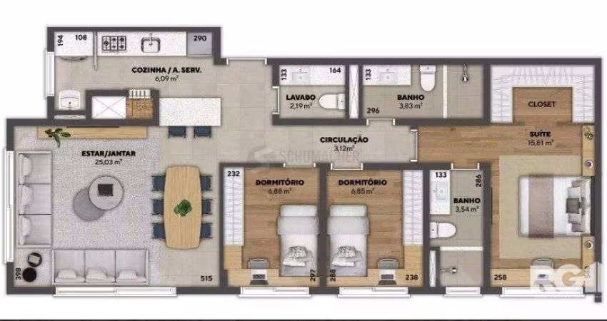 Apartamento em Estância Velha