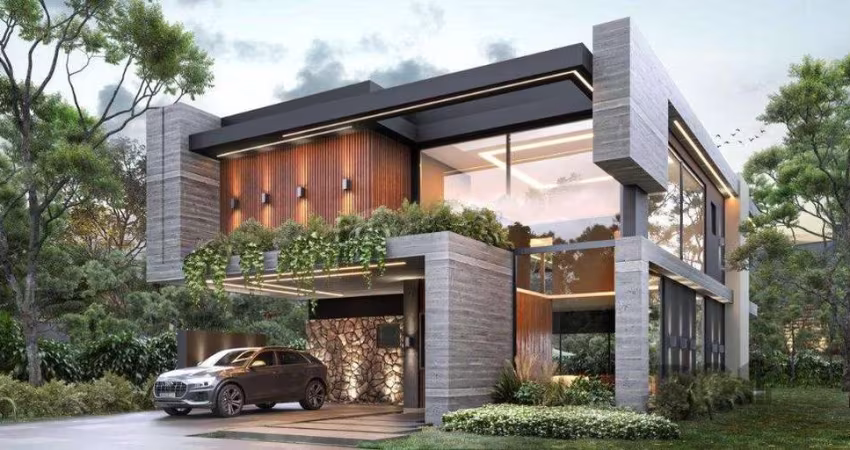 Belíssima casa em construção para Comprar , dentro de condomínio de luxo!!