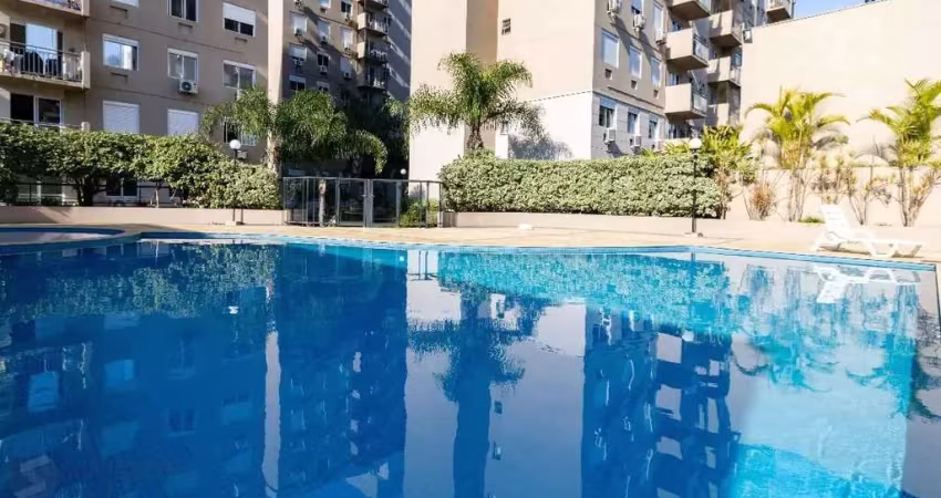 Apartamento com 03 quartos e 01 vaga escriturada no bairro camaquã