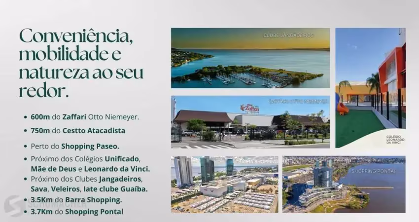 Apartamento no bairro tristeza com 2 suítes e 2 vagas (conclusão em 2028)