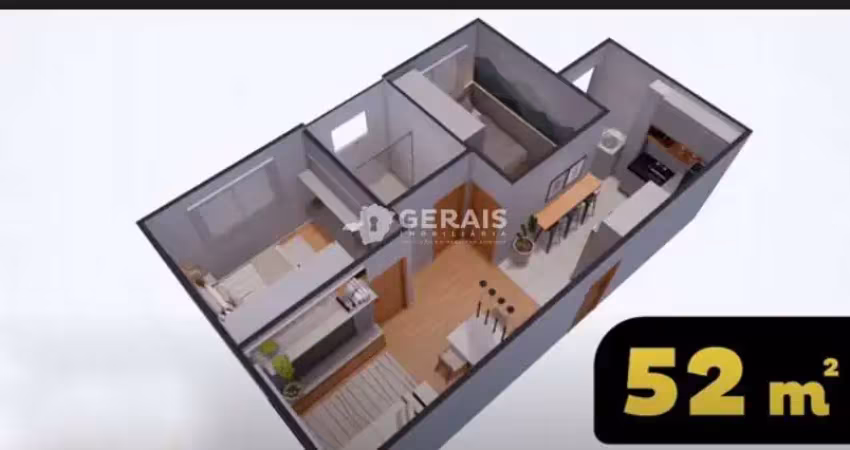 Apartamento à venda, 2 quartos, 1 vaga, vila espírito santo - divinópolis/mg