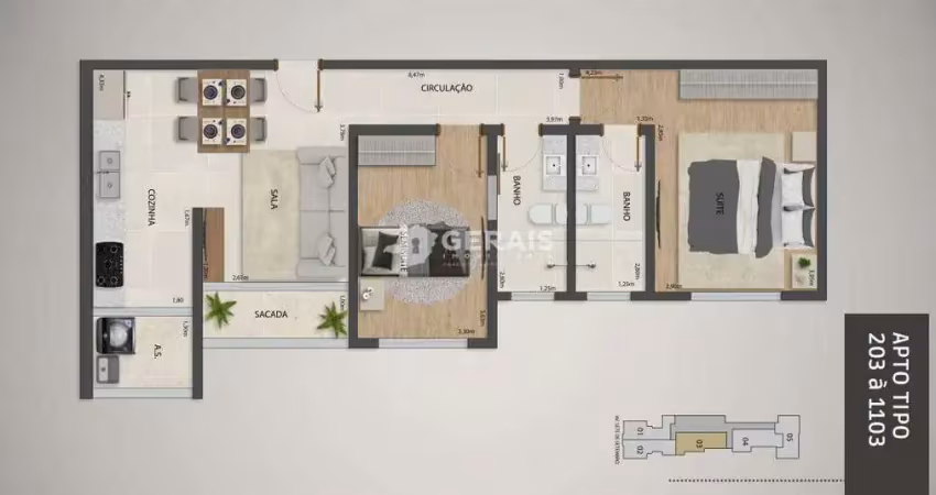 Apartamento à venda, 2 quartos, 1 suíte, 1 vaga, centro - divinópolis/mg