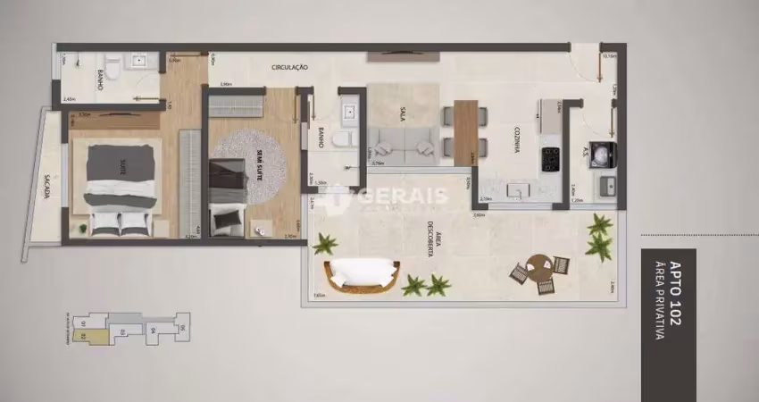 Apartamento à venda, 2 quartos, 1 suíte, 1 vaga, centro - divinópolis/mg