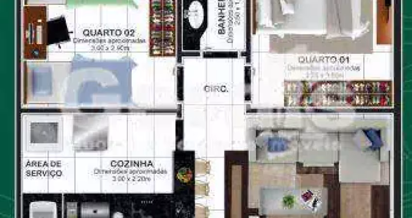 Apartamento à venda, 2 quartos, 2 vagas, jardinopolis - divinópolis/mg